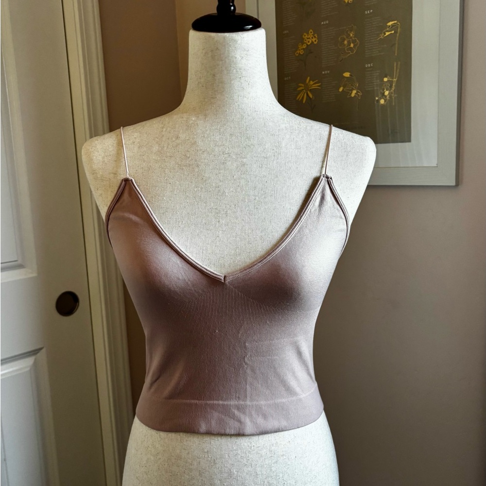 Intimately by Free People Ballet Blush Ribbed Top